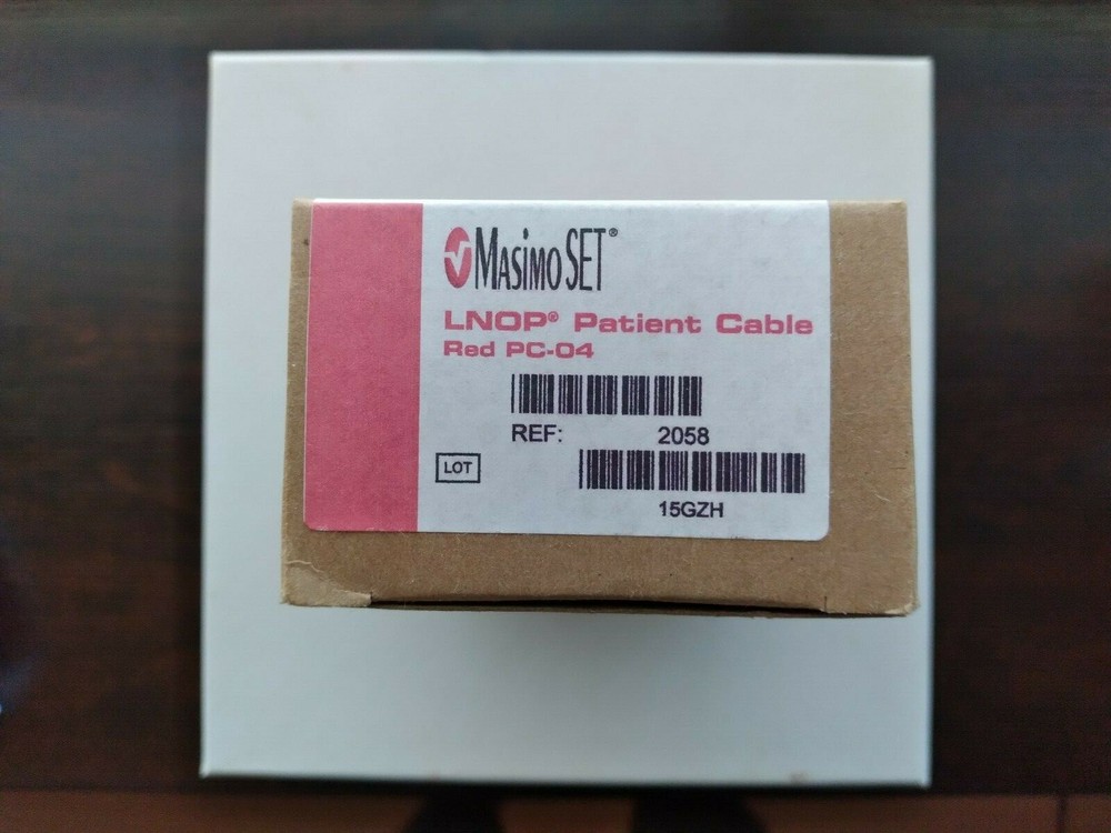 MasimoSET LNOP Patient Cable Red PC-04 (Ref: 2058)