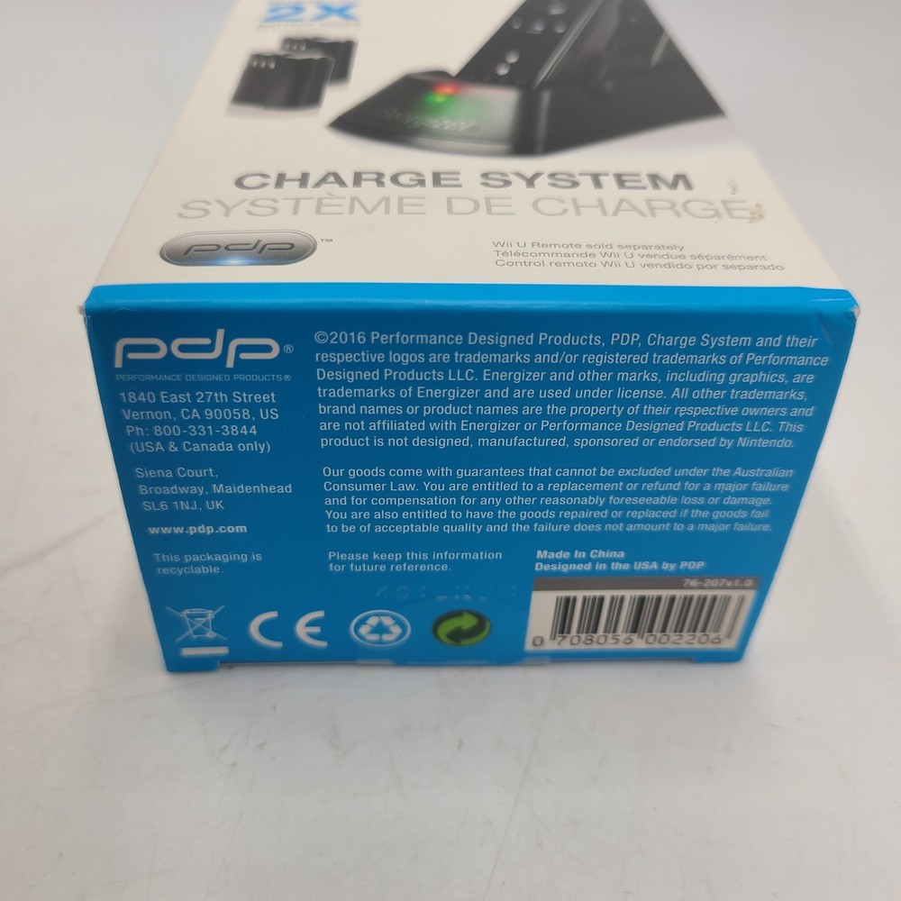 Energizer Nintendo Wii Controller Charging Station 76-207 complete in box