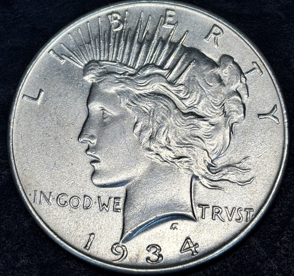 1934 PEACE DOLLAR INCREDIBLE  GEM QUALITY.