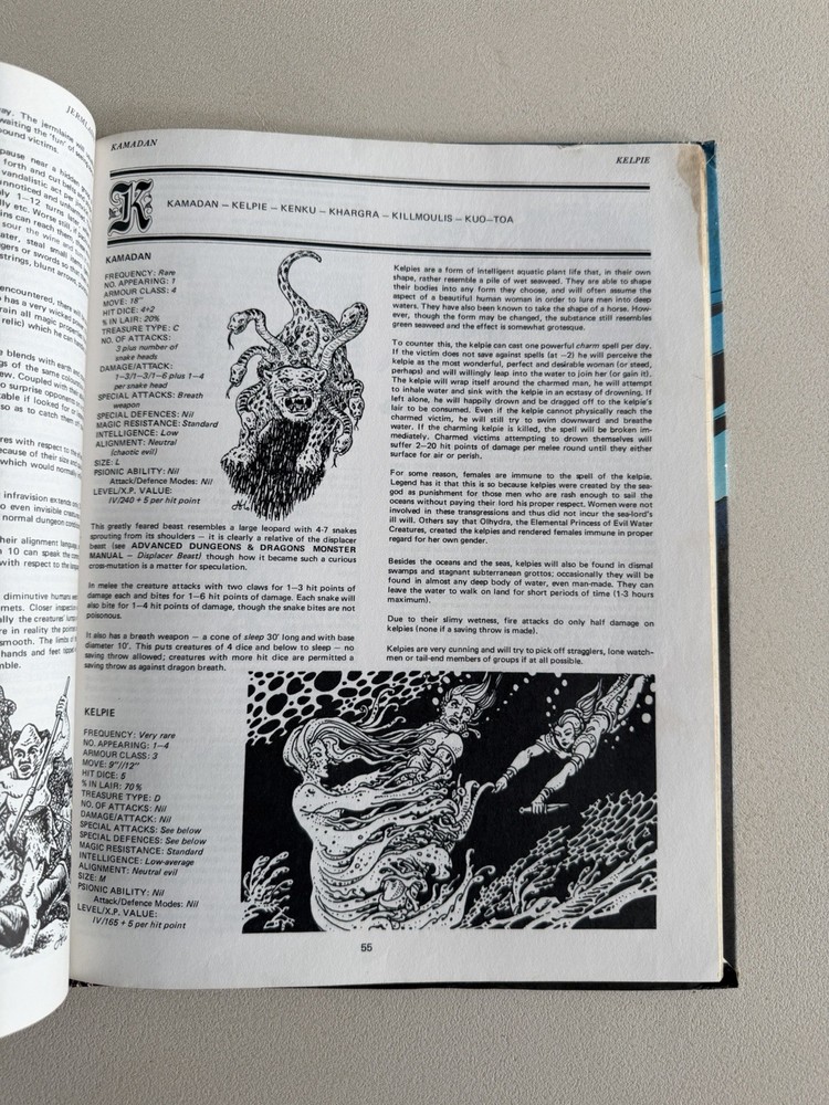 Fiend Folio - AD&D Advanced Dungeons & Dragons - TSR 2012, 1980 Hardback Book