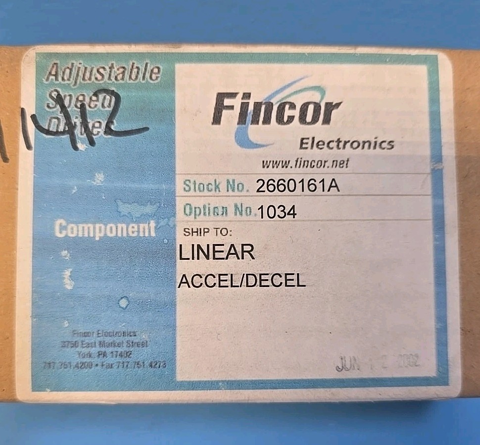FINCOR 266016A LINEAR ACCEL / DECEL