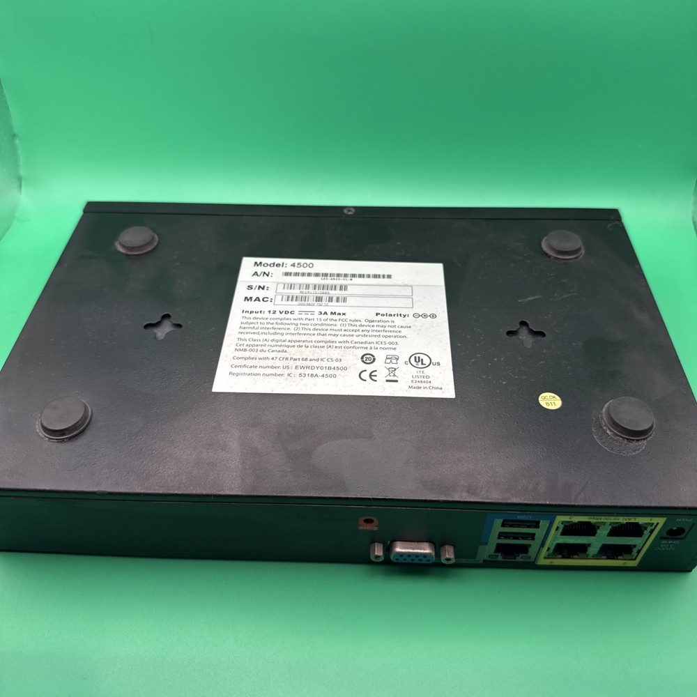 Edgewater Networks Inc 4500 no power adapter