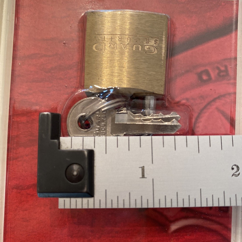 Guard Security Rust Proof Solid Brass Locks w/ Keys 622 - Lot 3 - New In Package