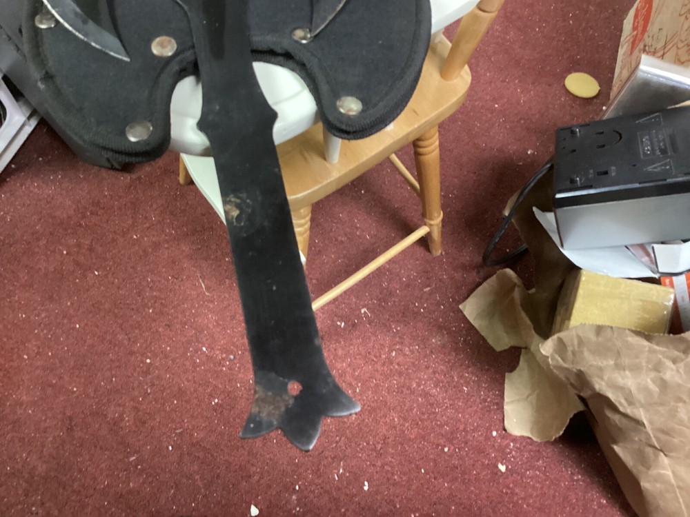 Zombie Killer Full Tang Double Headed Throwing Axe Stainless Black