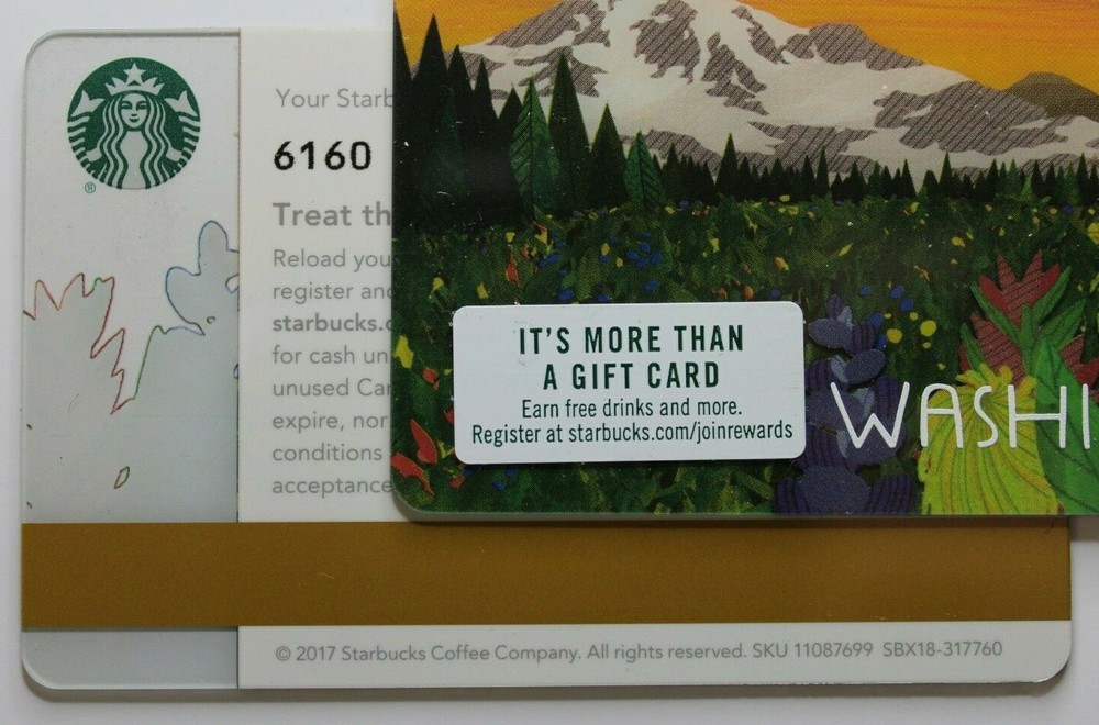 Starbucks Card #6160 - Washinton 2018