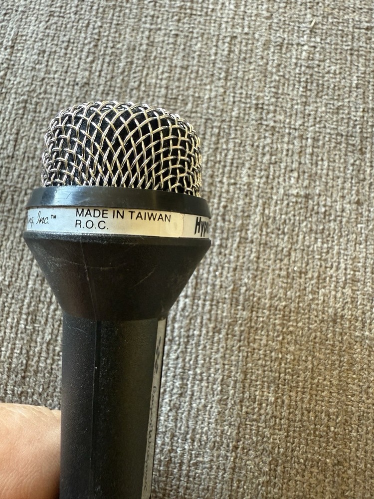 Roger Wagner HyperStudio Dynamic Microphone 300Ω w/ 3.5mm TRS Cable – Tested