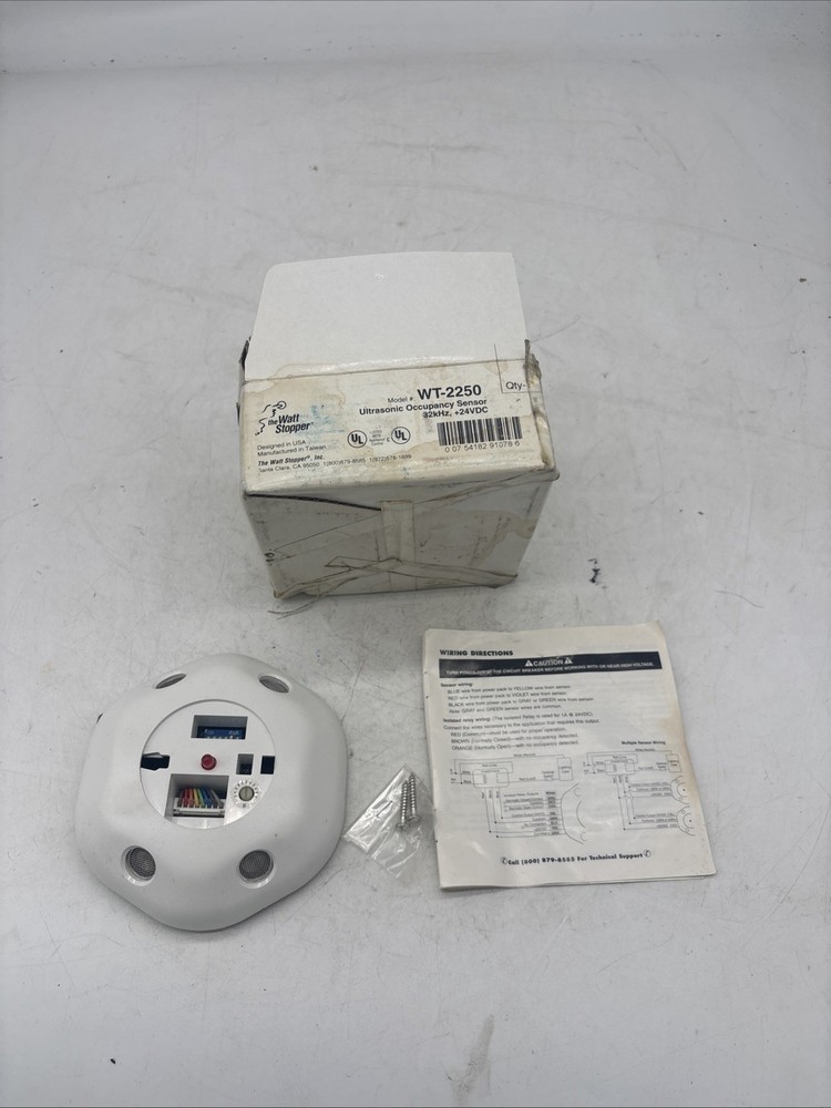 WATTSTOPPER WT-2250 ULTRASONIC OCCUPANCY SENSOR