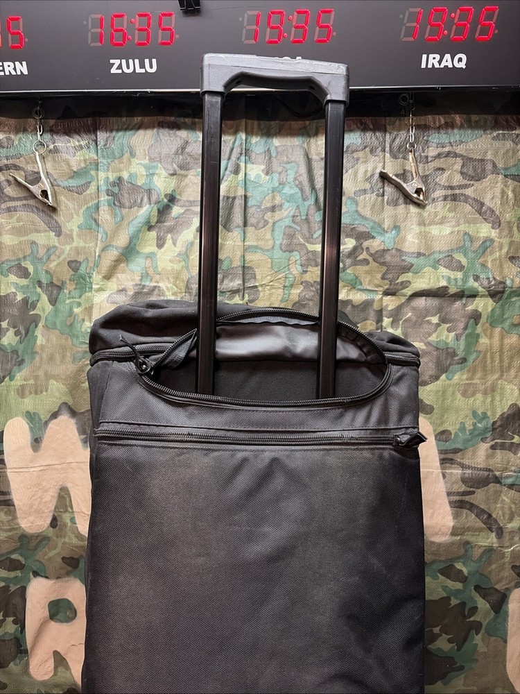 Thin Air Gear Olympus Deployment Rolling Duffle Bag Backpack Black Wheeled