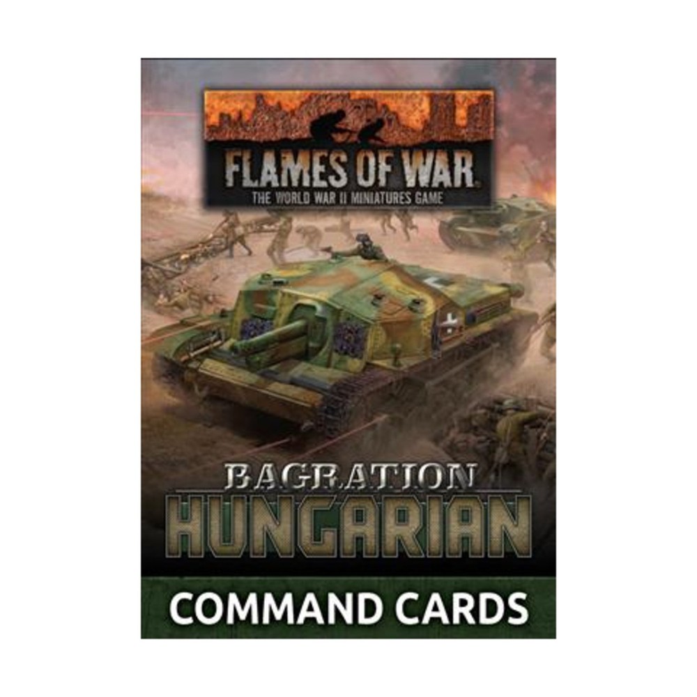Battlefront Historical Mini 15mm Bagration - Hungarian Command Cards New