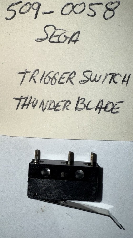 Sega Arcade “Thunder Blade” Trigger Micro Switch Part Number 509-0058