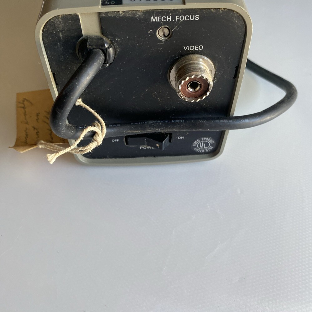 Vintage Panasonic Tv Camera 📸 WV-1000A Untested