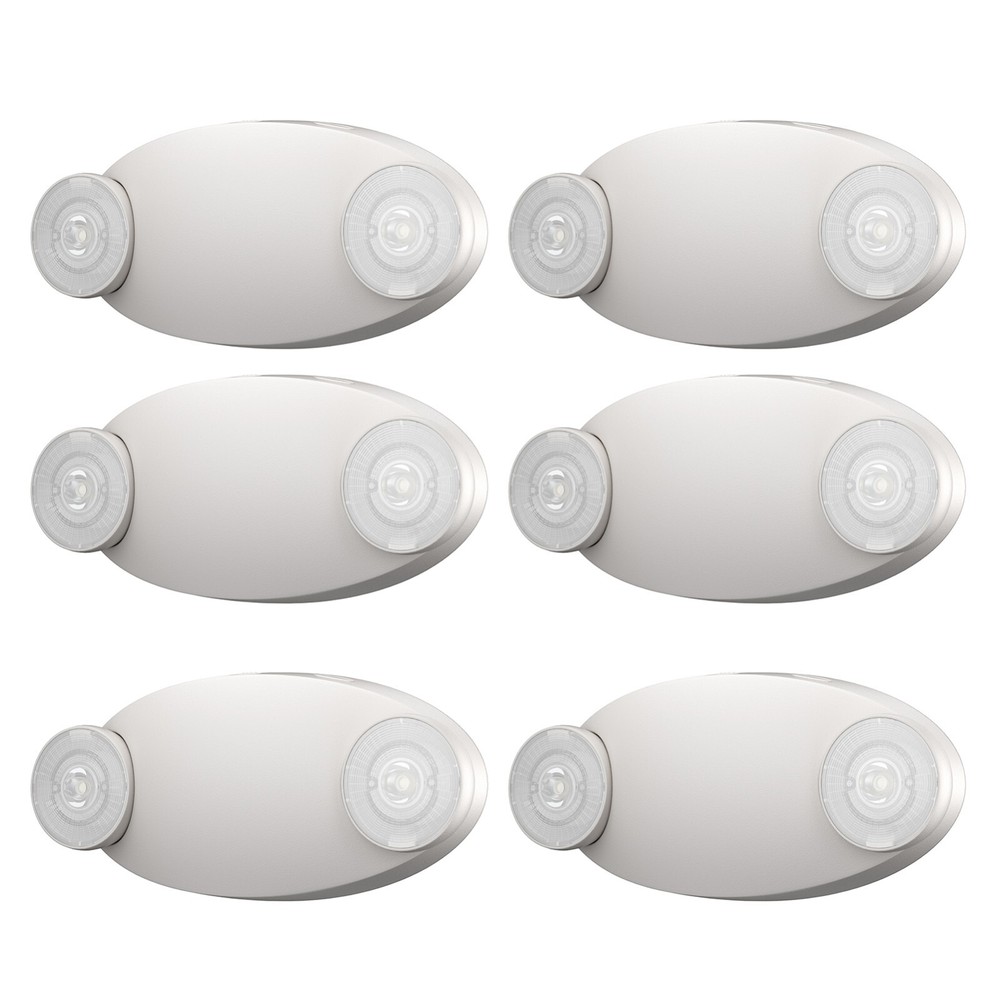 UL Listed 4 Packs Led Emergency Light Exit Lighting Commercial Emergency Lights