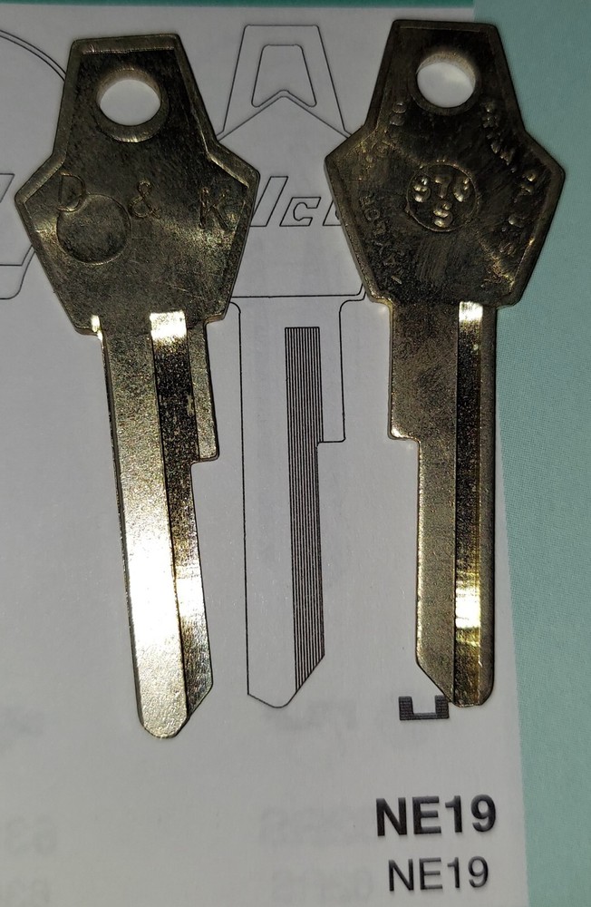 Simca, Talbot, Matra S76S, NE19, Vintage Key Blank.