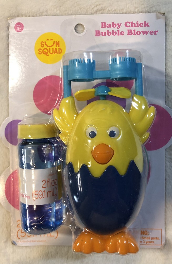 Sun Squad Baby Chick Bubble Blower