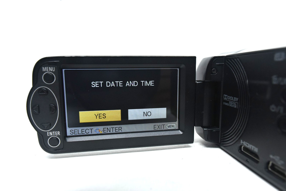 Panasonic HDC-SD40 Handheld High Definition HDD Camcorder Black Tested