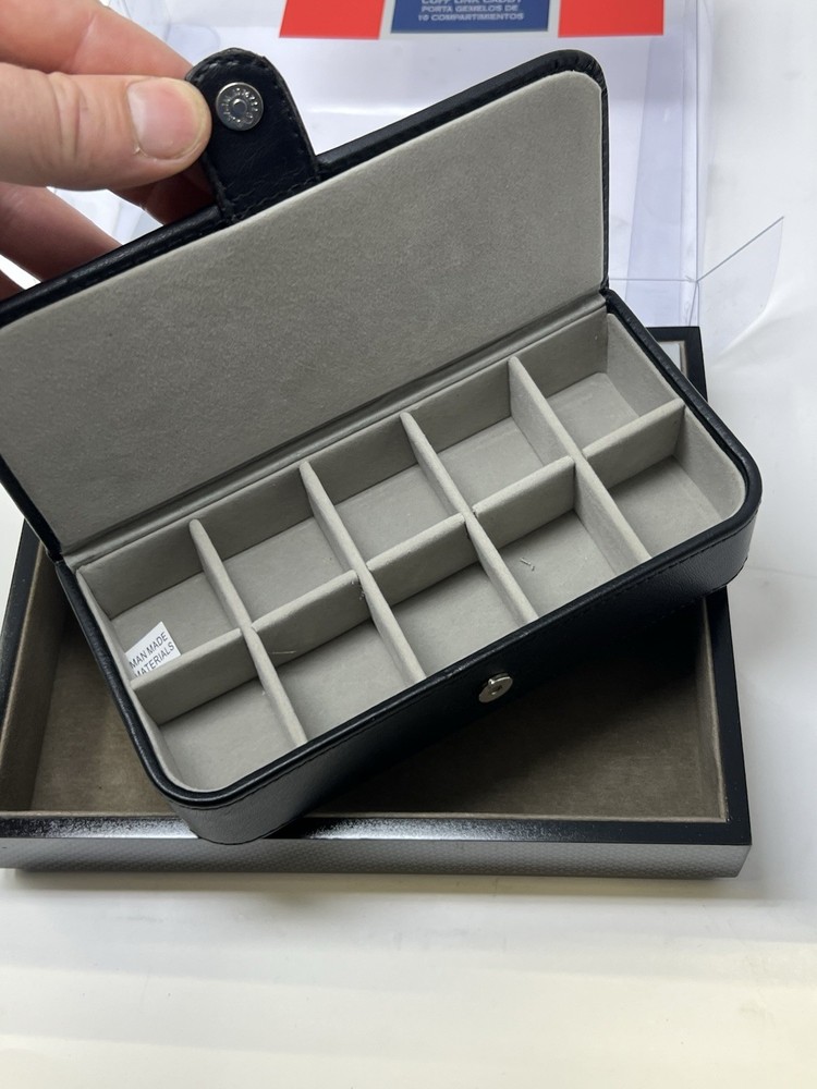 Compartment cufflink caddy unused