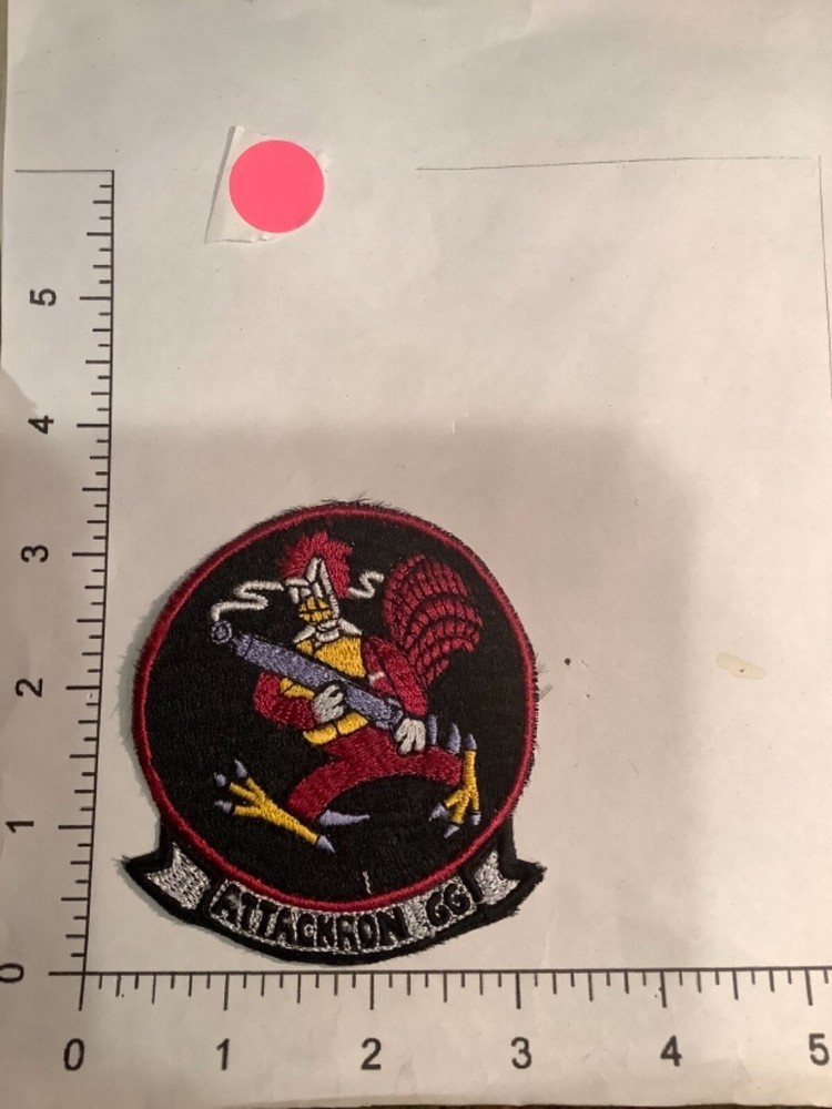 VINTAGE PHILIPPINE MADE US NAVY ATKRON-66 SQD PATCH