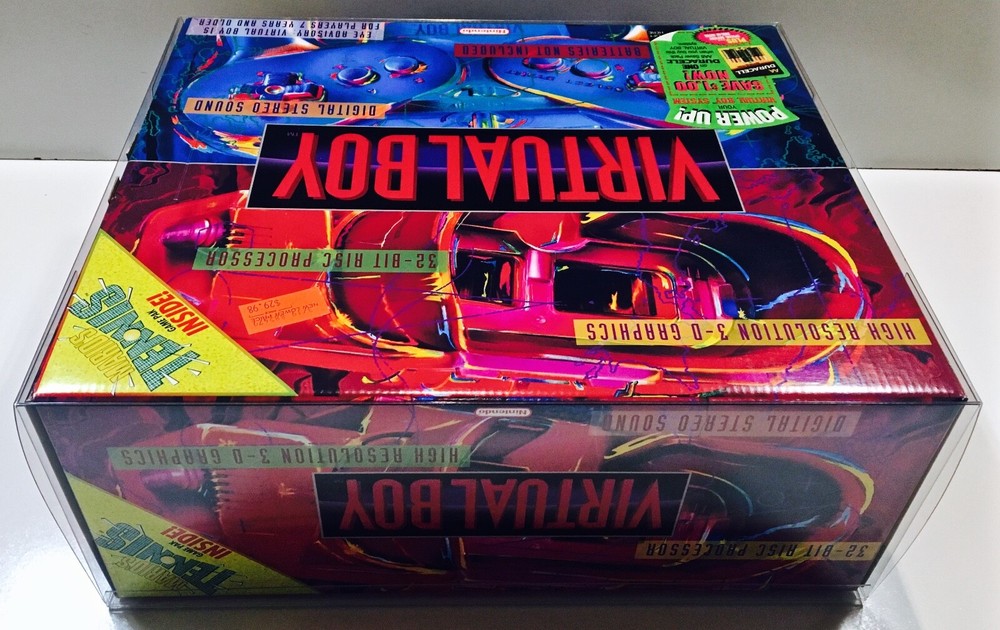 1 Console Box Protector For NINTENDO VIRTUAL BOY Console Boxes! Display Case