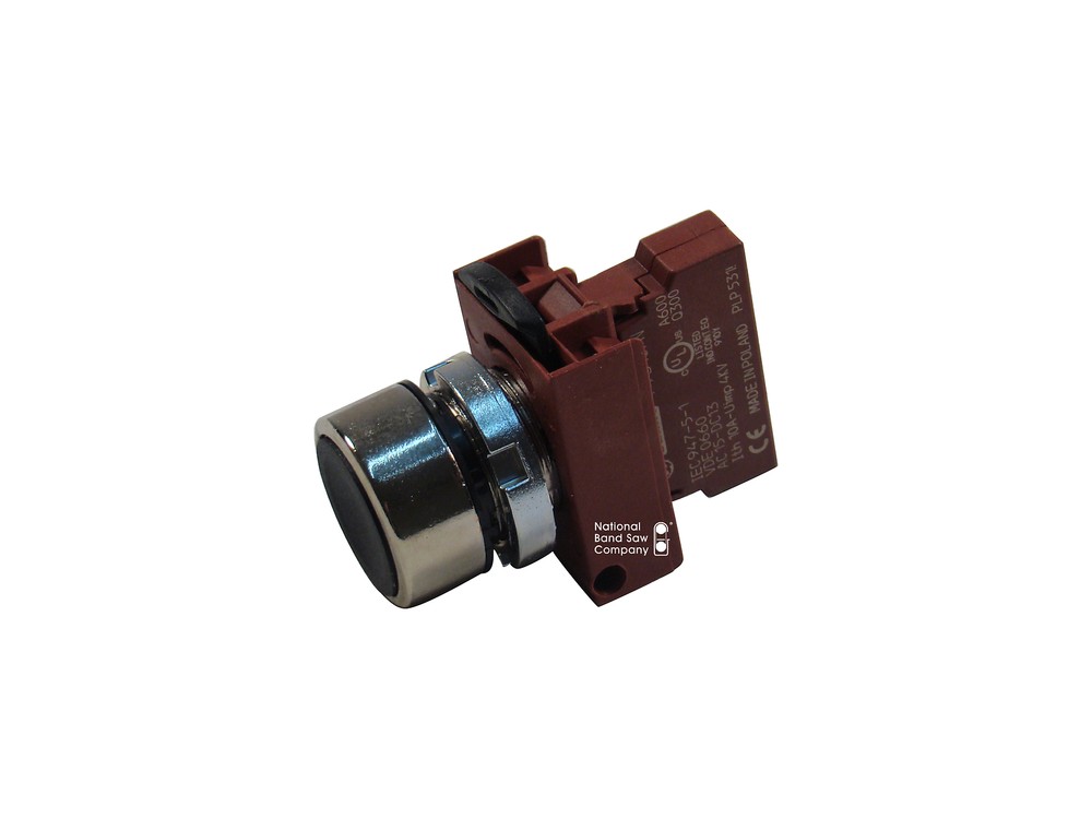 SWITCH ASSY, NORMALY OPEN, FLUSH BUTTON - BLACK, M32