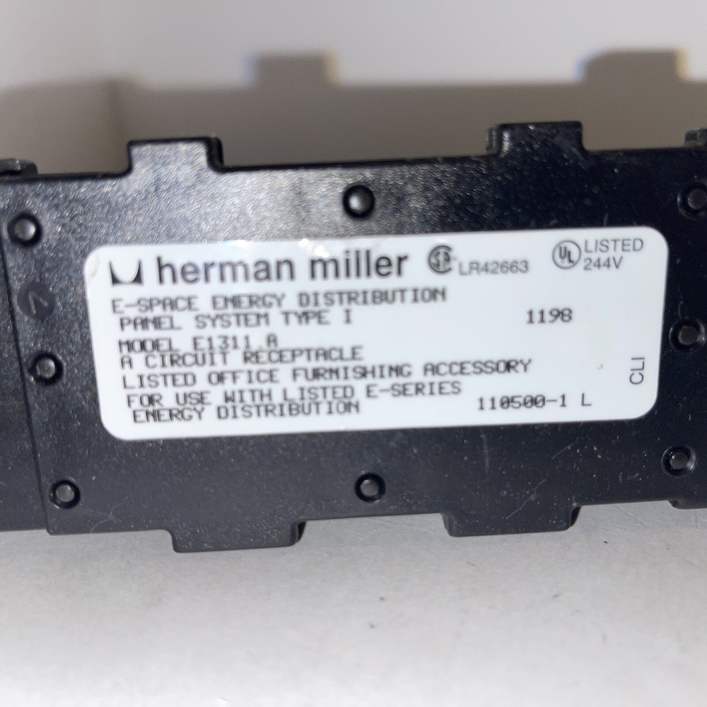 Herman Miller E1311.A Receptacle For Cubicle