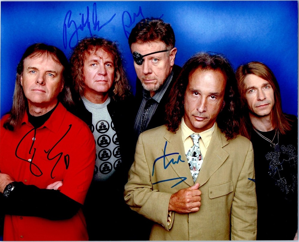 KANSAS GROUP SIGNED AUTOGRAPHED 8X10 PHOTO D