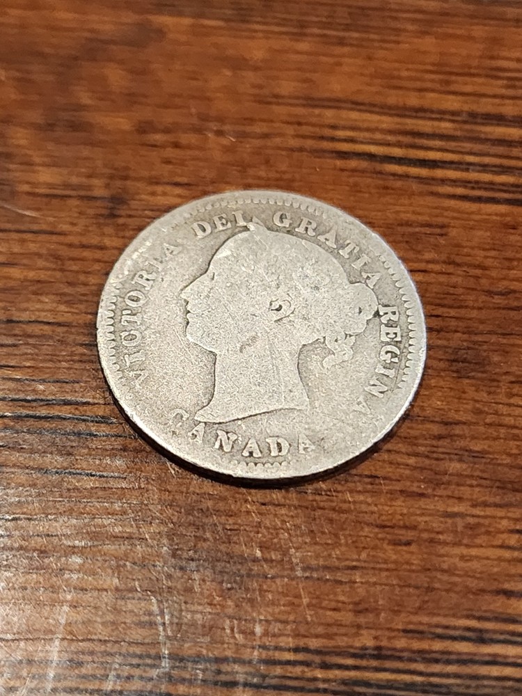 1881H Canada 10 Cents Silver Coin