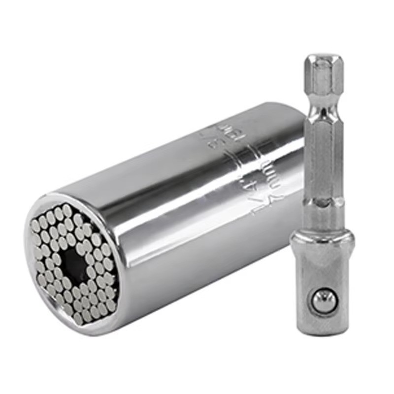 7-19mm Universal Magic Socket Multi Purpose Wrench Adapter Hand Drill Tool Set