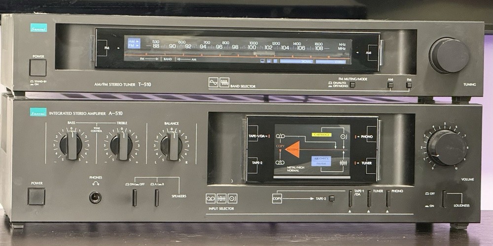 SANSUI A-510 Integrated Amplifier + Tuner Work