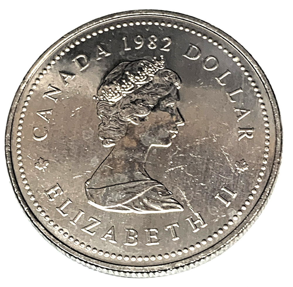 # C7256 CANADA COIN, ONE DOLLAR 1982 UNC