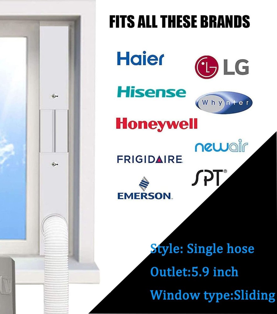 Portable Air Conditioner Window Seal Kit,Universal Portable AC Replacement Sl...