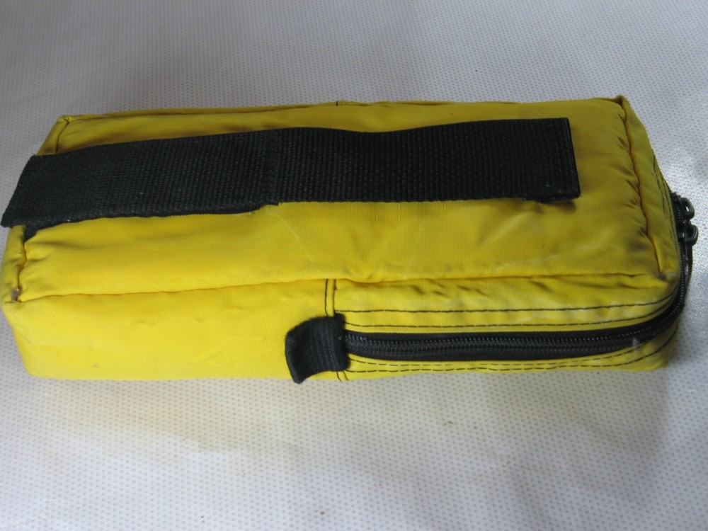 Yellow Nylon Carrying Case Pouch