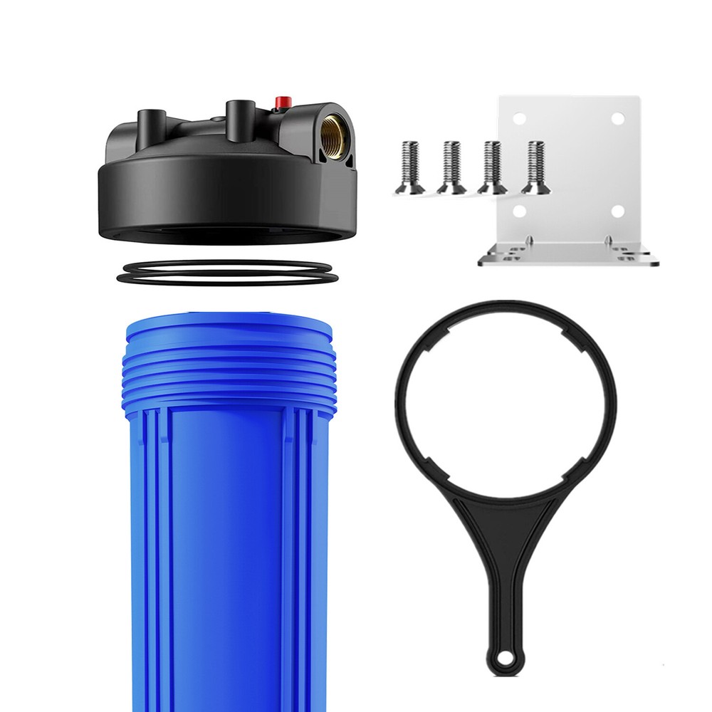 2Pack 20 Inch Whole House Water Filter Housing System &2P 20" x4.5" Carbon Block