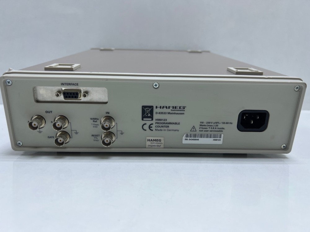 HAMEG HM8123 Programmable Counter 2.6 GHz, 4.01