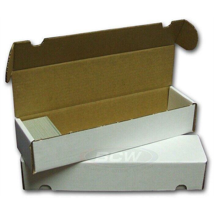 BCW 800 Count Cardboard Trading Card Storage Box