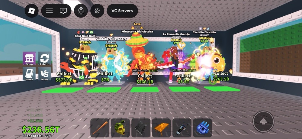 Steal a brainrot whole base!