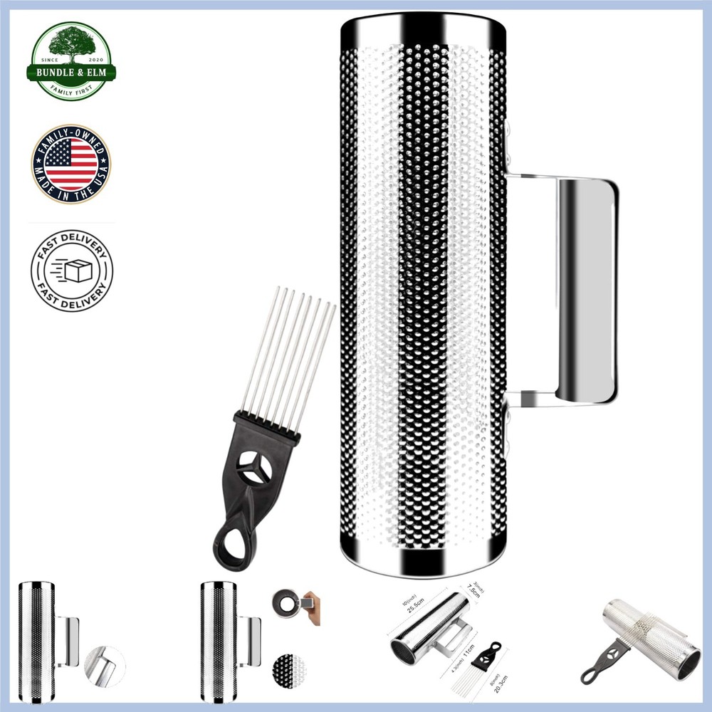 Musical Training Tool Stainless Steel Guiro Shaker with Comfortable Handle