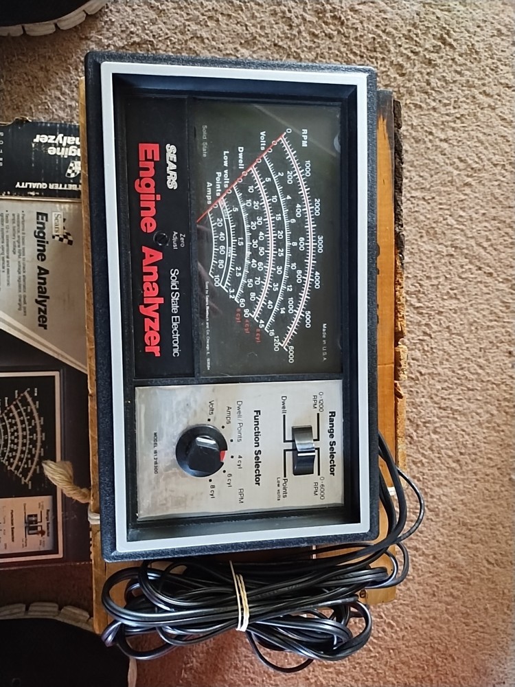 Vintage Sears Engine Analyzer
