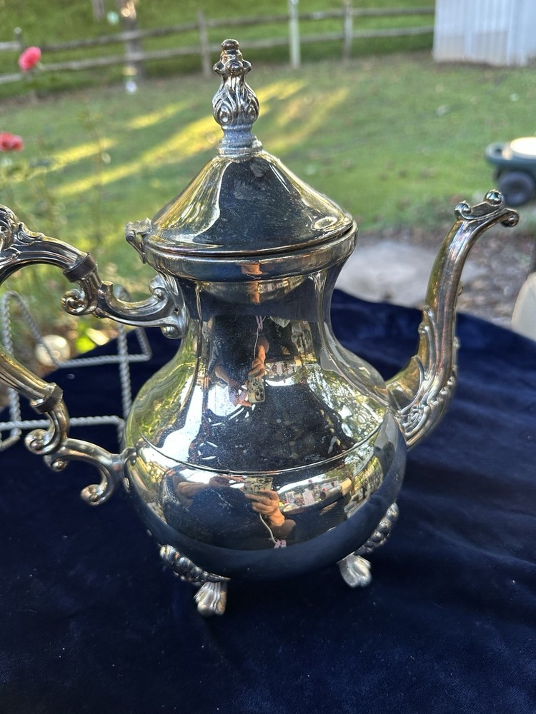 FB Roger’s Silverplate Teapot Coffee Urn Ornate