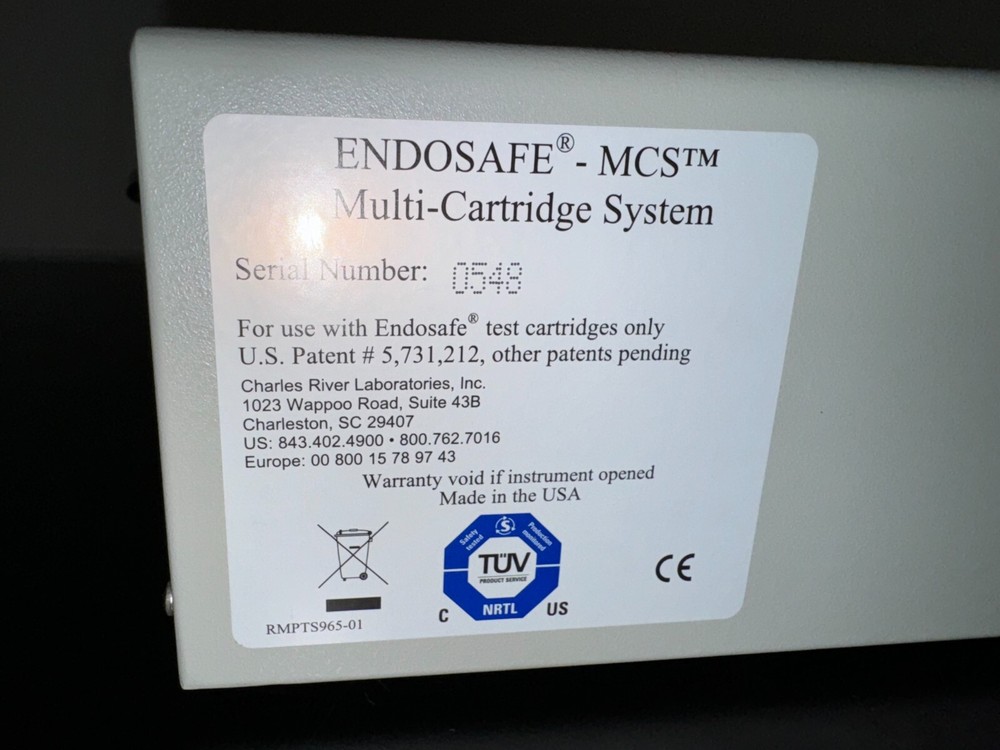 Charles River Endosafe NEXGEN-MCS Multi-Cartridge Endotoxin Testing System 17154