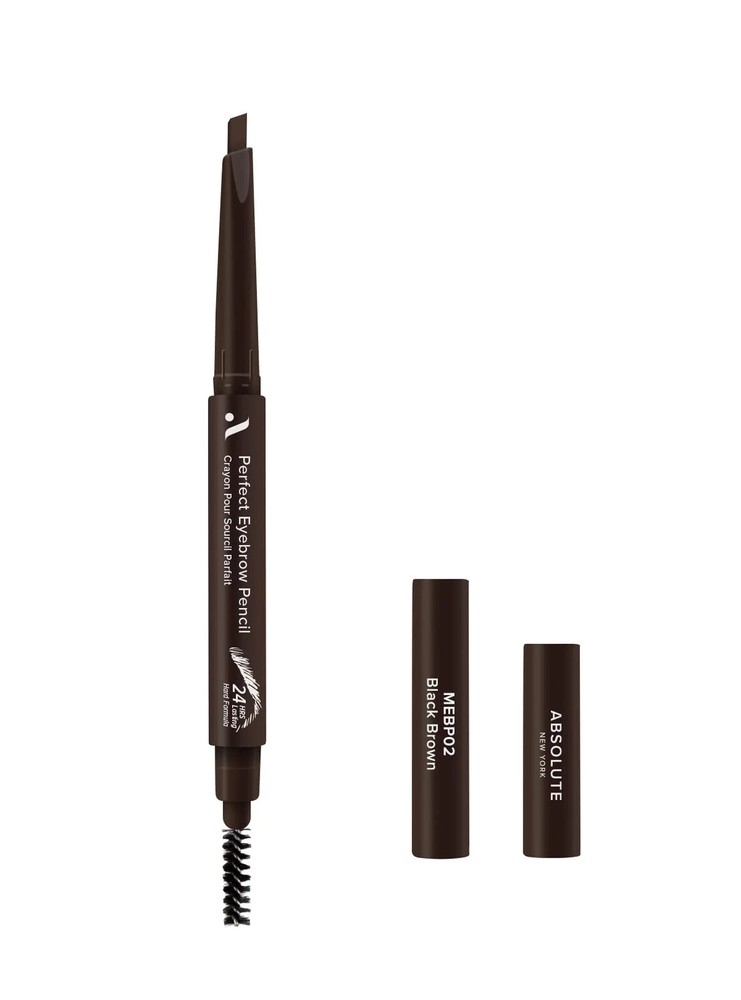 Absolute Perfect Brow Pencil Black Brown MEBP02