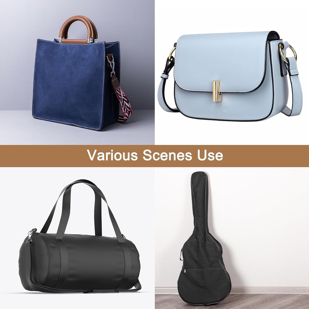 uxcell Purse Strap Replacement, 27.5-53inch Adjustable Polyester Classy...