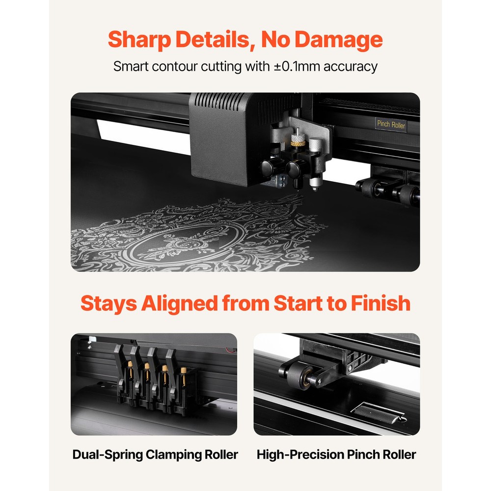 Uimoso 34-Inch Vinyl Cutter and Plotter Machine with Printing Bundle