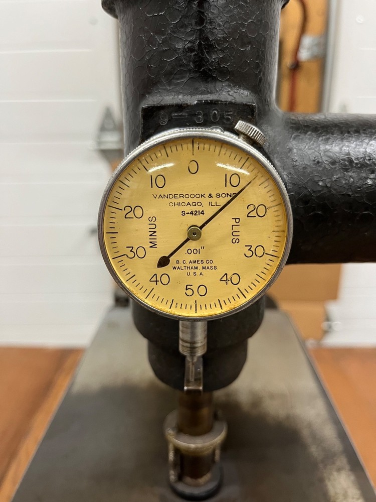 Vandercook No. 9 hacker plate gauge