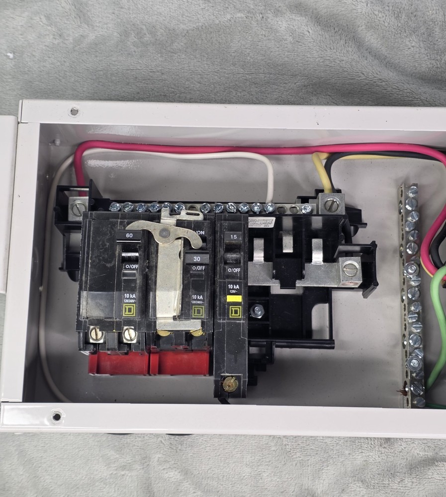 Purcell 60A Generator Transfer Switch Panel w/ Square D QO Breakers & Surge