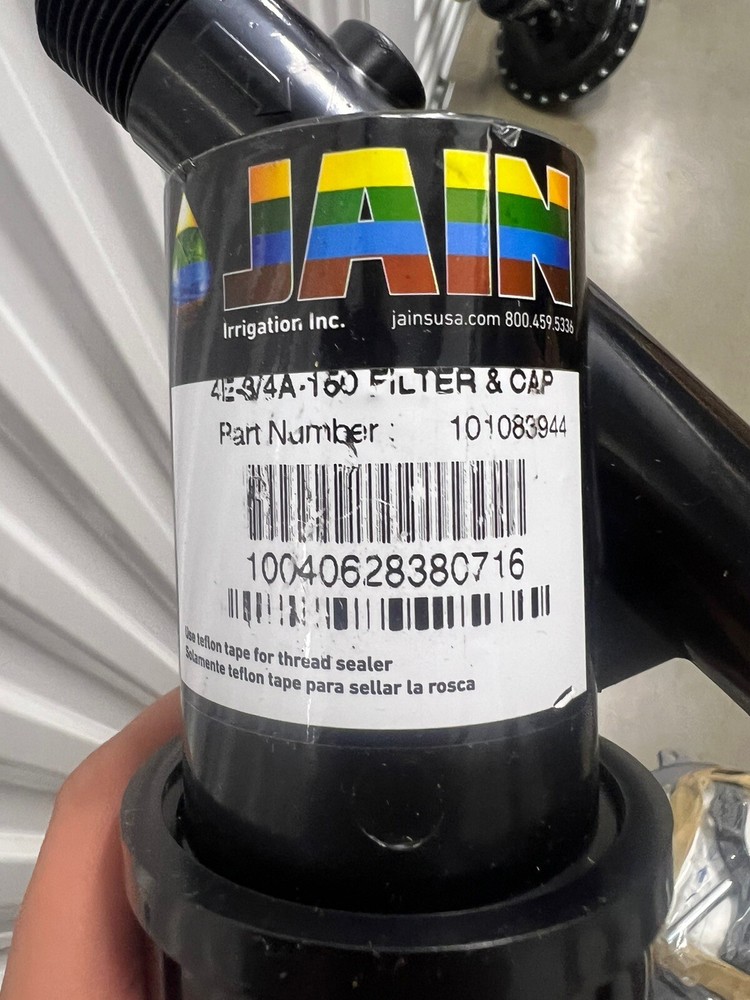 Jain 4E-3/4A-150 3/4" MPT FILTER W/ FLUSH CAP