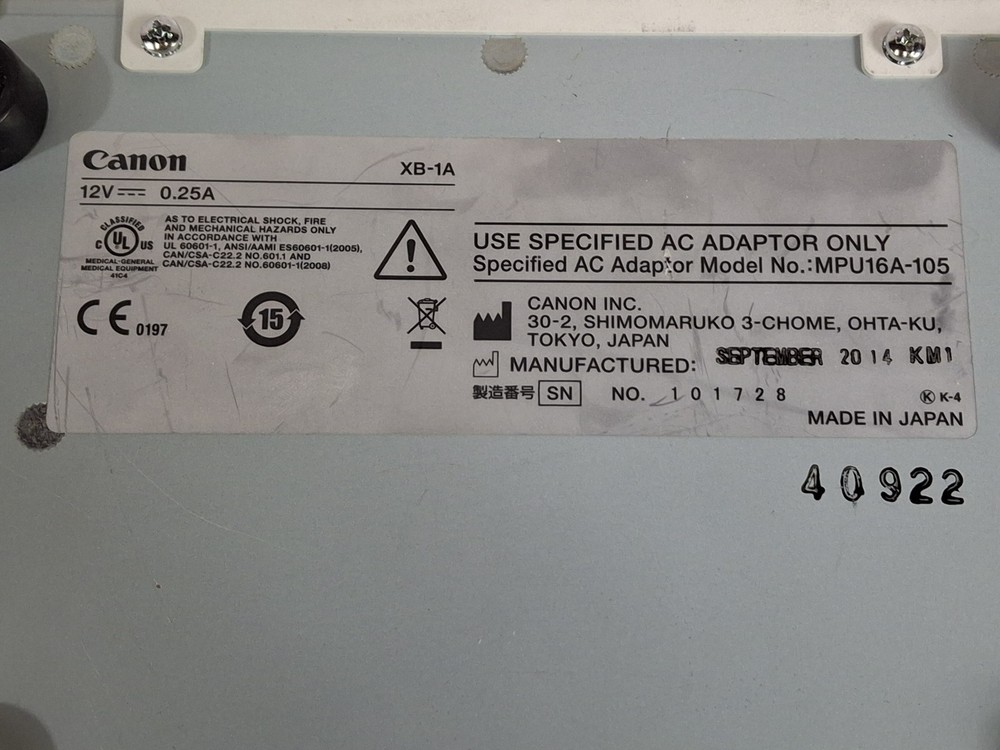 Canon USA XB-1A Interface Unit