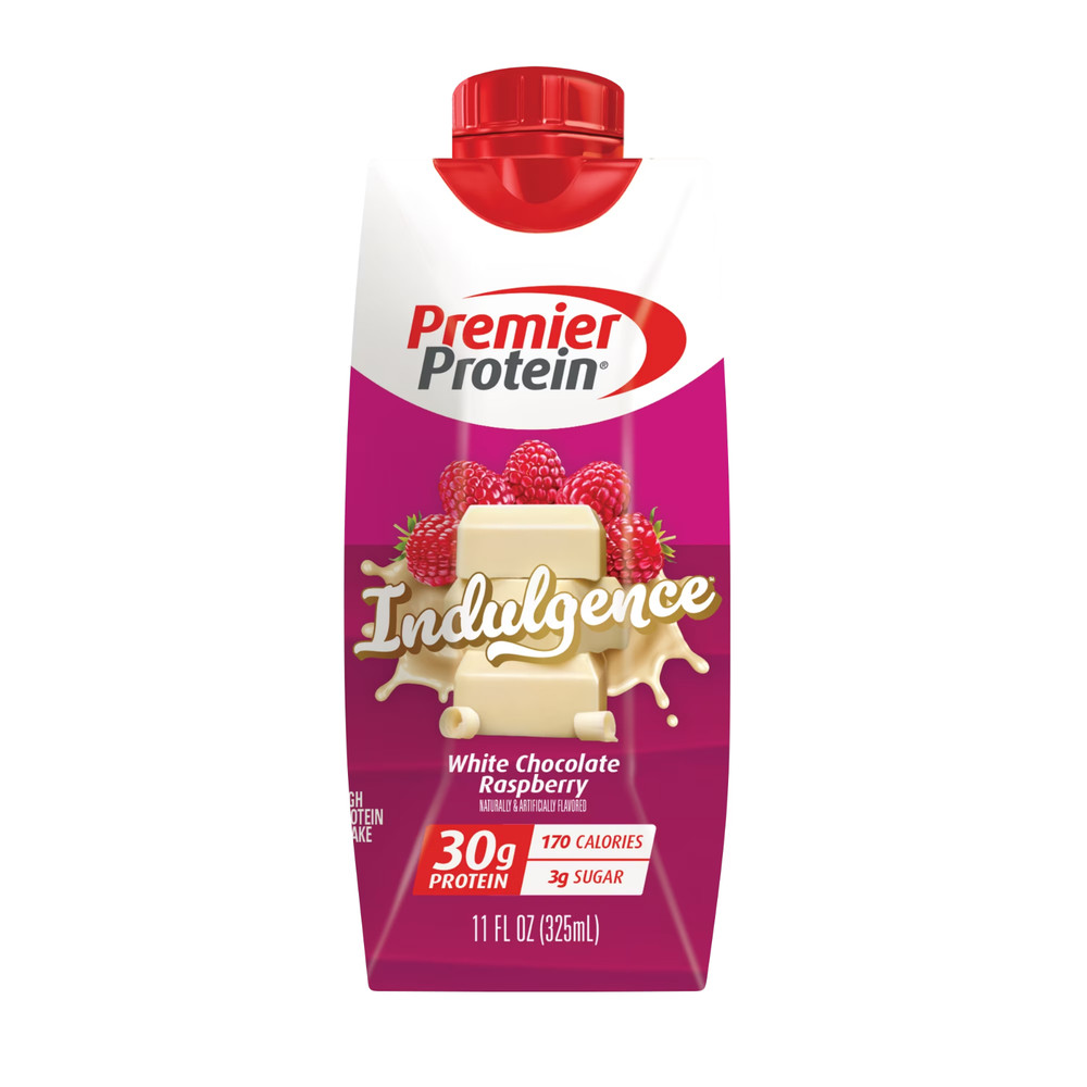 Premier Protein Indulgence protein shake White chocolate Raspberry 30g protein..