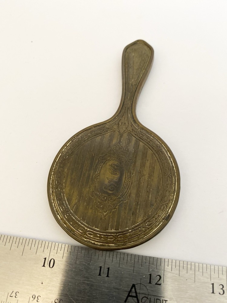 antique Edwardian-era handheld Mirror