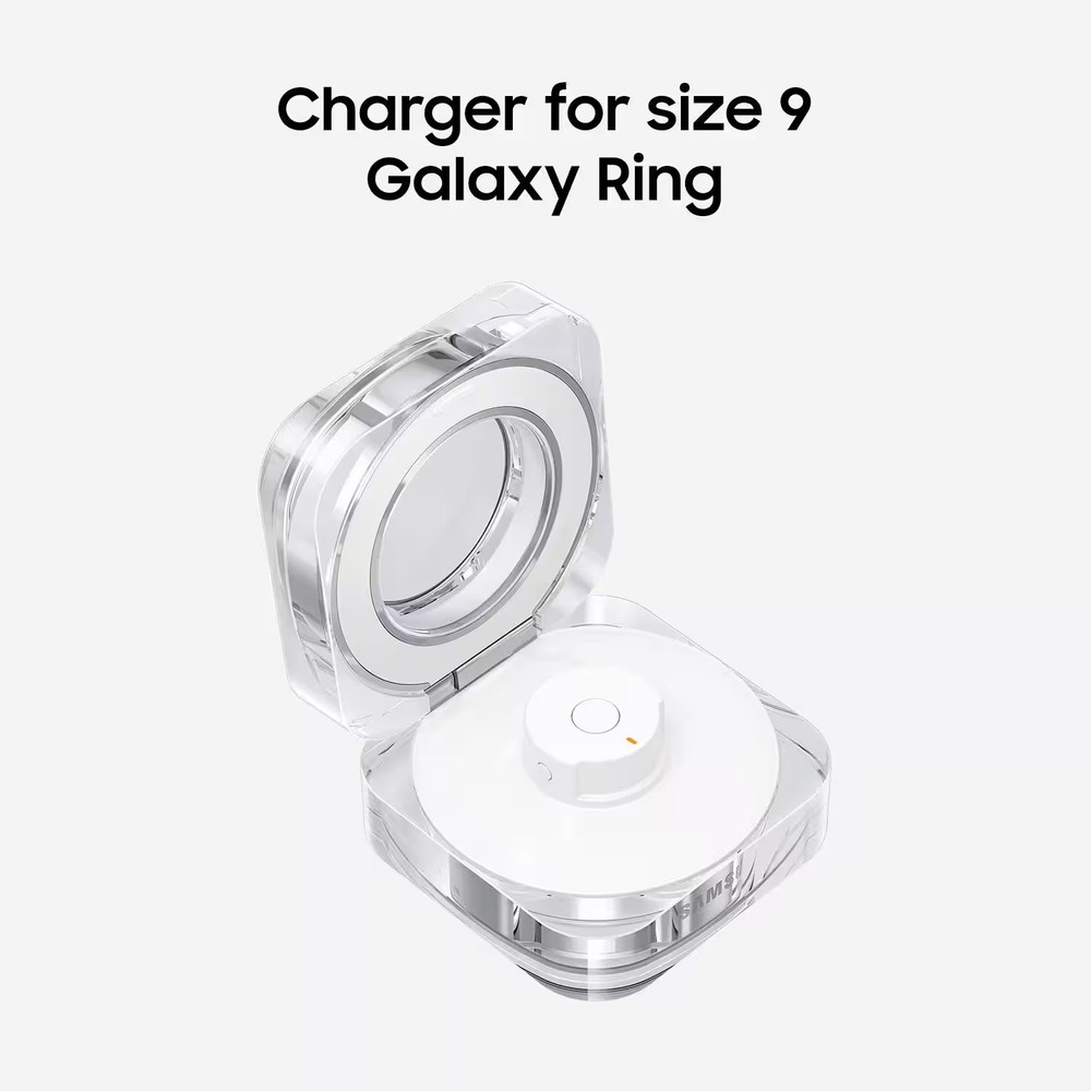 Samsung - Galaxy Ring Charging Case Size 9 - White
