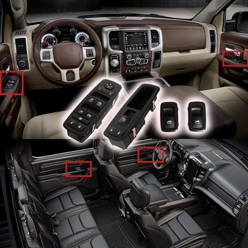 Complete Set of Window Switch, Master & Passenger & Rear Left Right Power